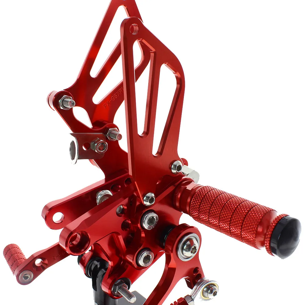 CNC Алюминиевые Регулируемые Задние подножки для Suzuki SV650 SV650S SV1000 SV1000S 2008 2009 2010 2011 2012