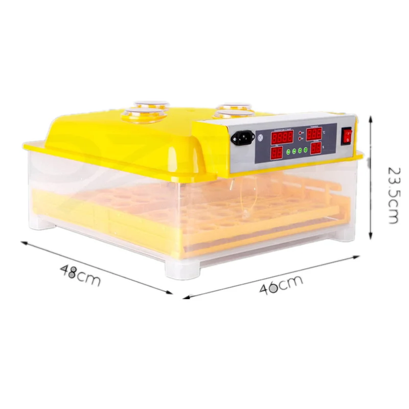 Мини 48 яиц инкубатор Электрический Автоматическая цифровая ясно Хэтчер лучшая