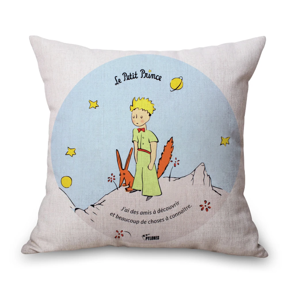 Розовый Наволочка для шеи Fox Le Petit Prince, постельное белье, наволочка для путешествий, диванная подушка для сиденья, декоративная подушка для дома, подарок - Цвет: Розовый