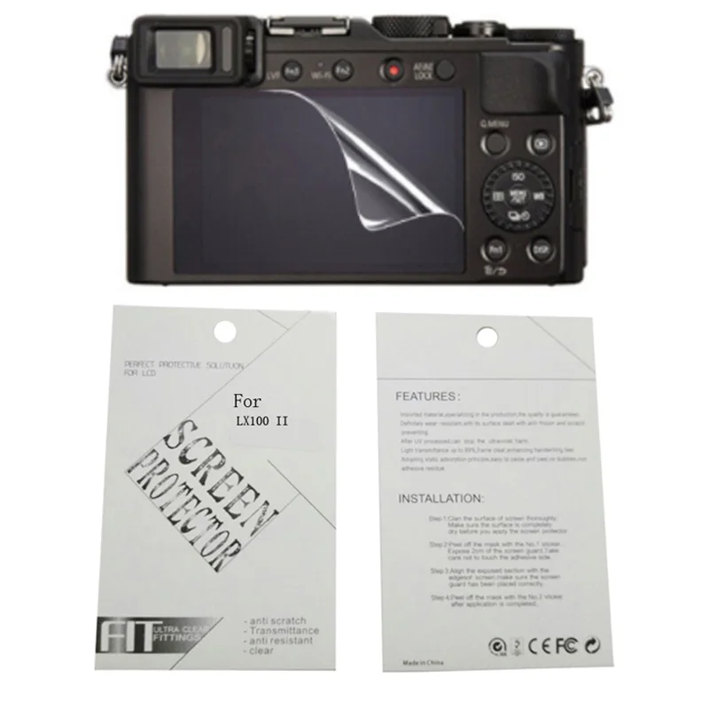 

2pieces New Soft Camera screen protection film For Panason DMC-FZ200 DMC-GH3 GH4 DMC-GH5 DMC-GM5 LX7 LX10 LX100 II LX100 ZS50