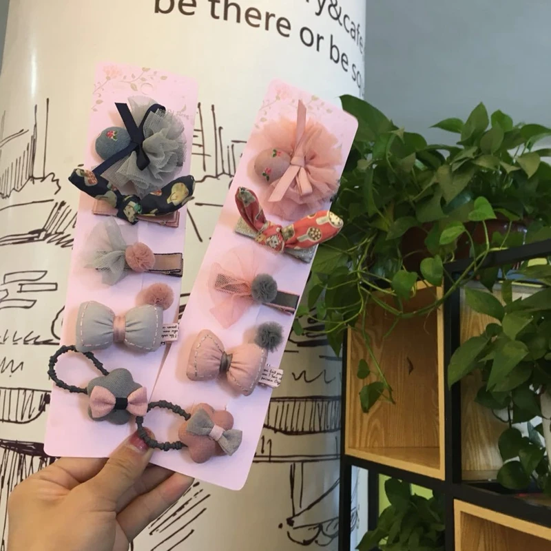 Новинка 5 шт./компл. женские заколки для волос с героями мультфильмов детские