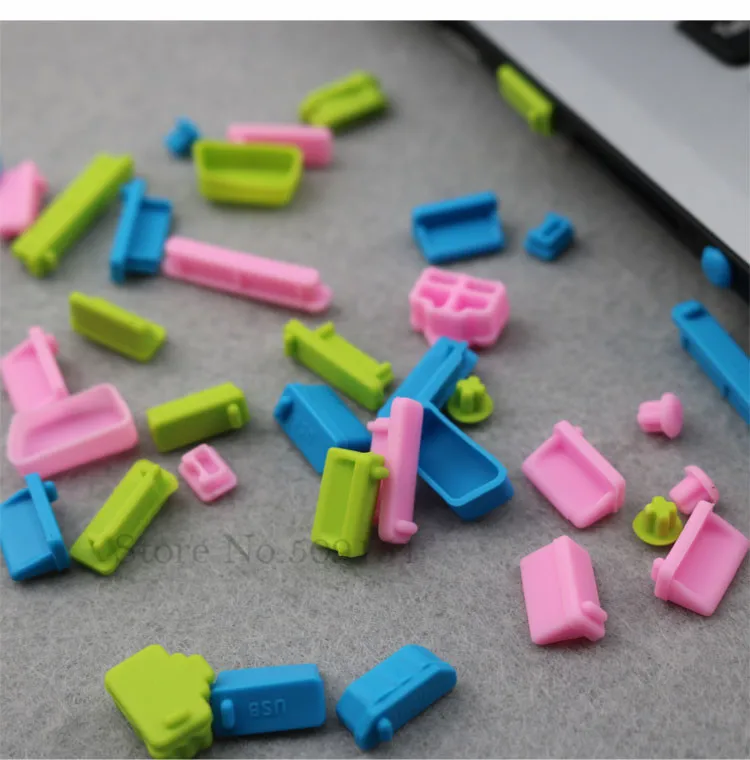 13 шт./компл. цветная силиконовая Пылезащитная заглушка для ноутбука usb