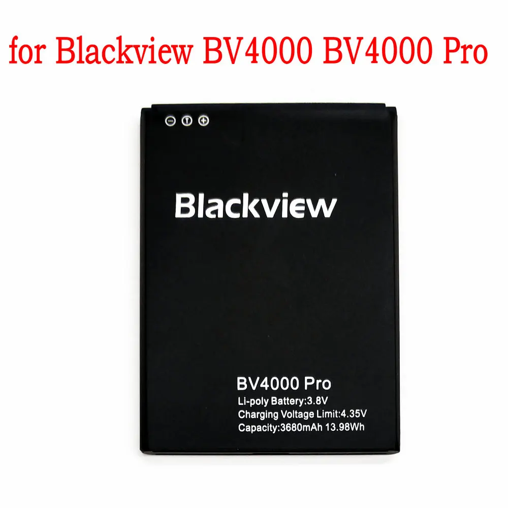 100% Новый оригинальный аккумулятор 3680 мАч для Blackview BV4000 BV4000Pro мобильный