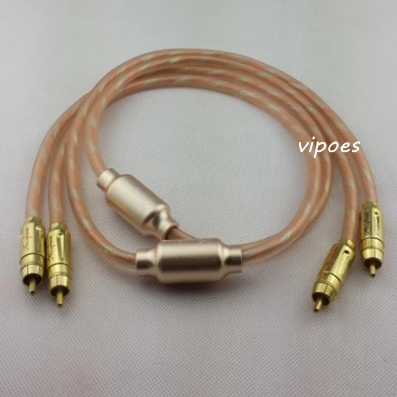 Кабель RCA Apair audiopile с посеребренным покрытием + из чистой меди 1 м|rca interconnect cable|rca