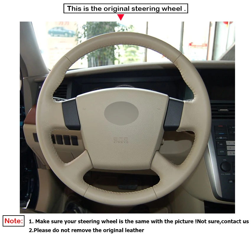 Lqtenleo черная искусственная кожа DIY рулевого колеса автомобиля крышки для Nissan Teana 2003-2008 старая модель Teana Renualt samsung SM5
