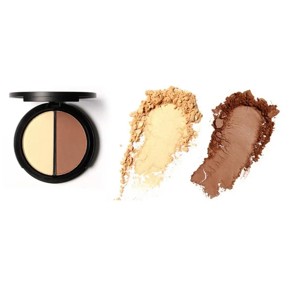 Новый макияж Румяна бронзатор хайлайтер 2 Diff ЦВЕТ консилер с бронзатором палитра