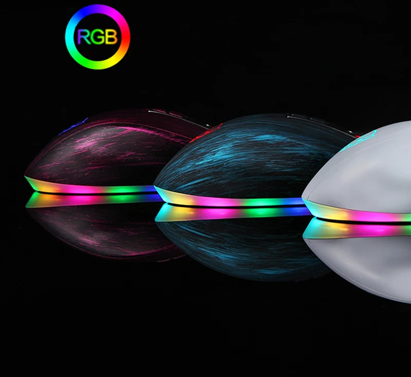 Motospeed V60 RGB Программирование макросов 5000 dpi игровая мышь USB компьютер 7 кнопок Wried оптическая мышь с подсветкой светодиодный