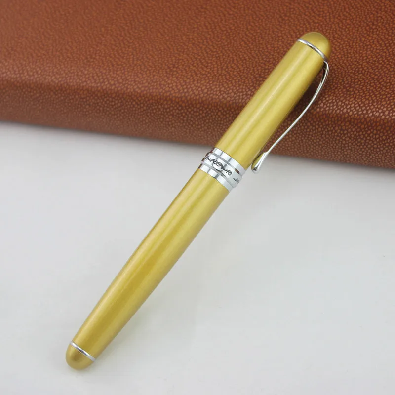 Элитный бренд Jinhao X750 серебро Нержавеющая сталь перьевая ручка средней 18KGP перо офиса школы название ручек молочного цвета подарочные канцелярские товары - Цвет: U