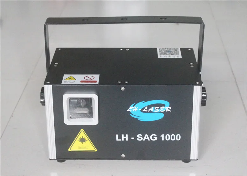 LH-SAG1000 1000 мВт Профессиональный ILDA Зеленый DMX лазерный проектор с sd-картой | Лампы и