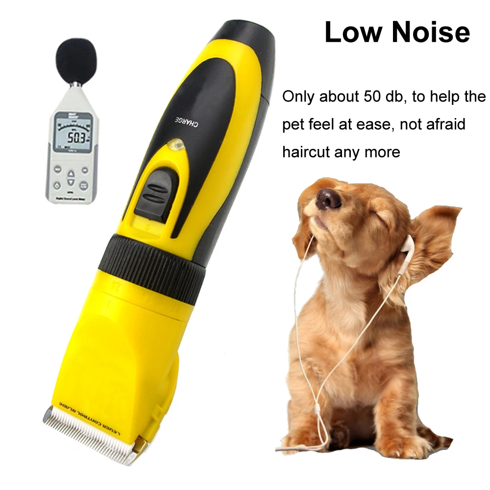 Professional Pet Dog Hair Trimmer 35W Cat Pet Clipper Dog Rabbits Hair Shaver Powerful Horse Grooming Cutting Scissors Machine