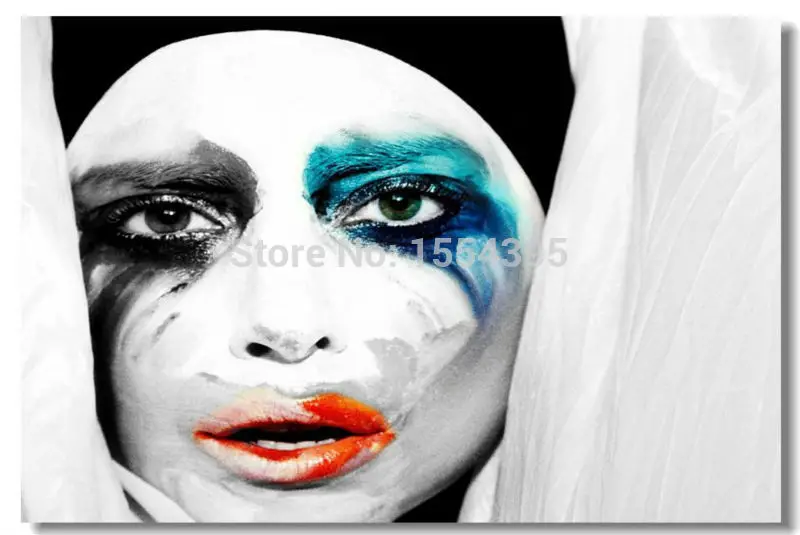 Современный музыкальный постер Lady Gaga на заказ Модный стильный домашний декор в