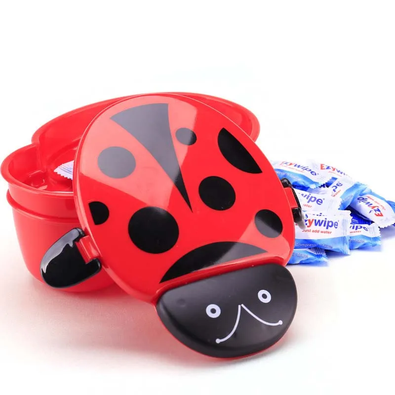 Детский контейнер для хранения еды с милыми Божьими коровками фруктов