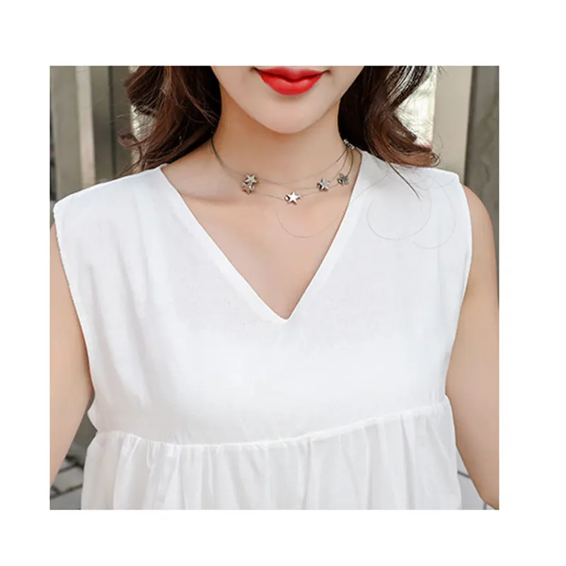 Летняя новая женская одежда модное приталенное однотонное платье без рукавов с