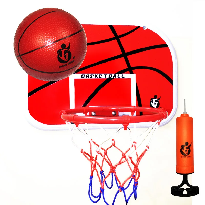 iPiggy Adjustable Steel Hanging Basketball Hoop Rim PVC Backboard Set Mini Ball Indoor Training Games for Kids | Игрушки и хобби