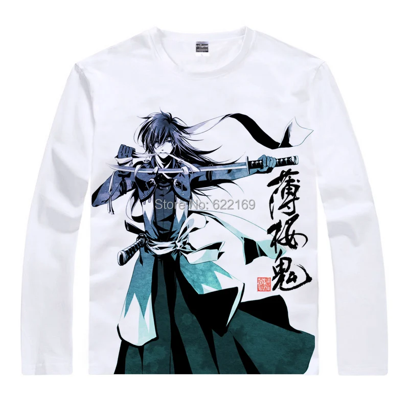 Футболка Hakuoki Тошизо Хиджиката Хаджиме аниме японская известная анимация