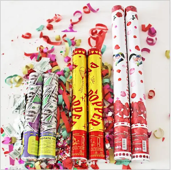 Свадьба Праздничные Атрибуты Лепесток Розы Поппер Не Фейерверки Празднования