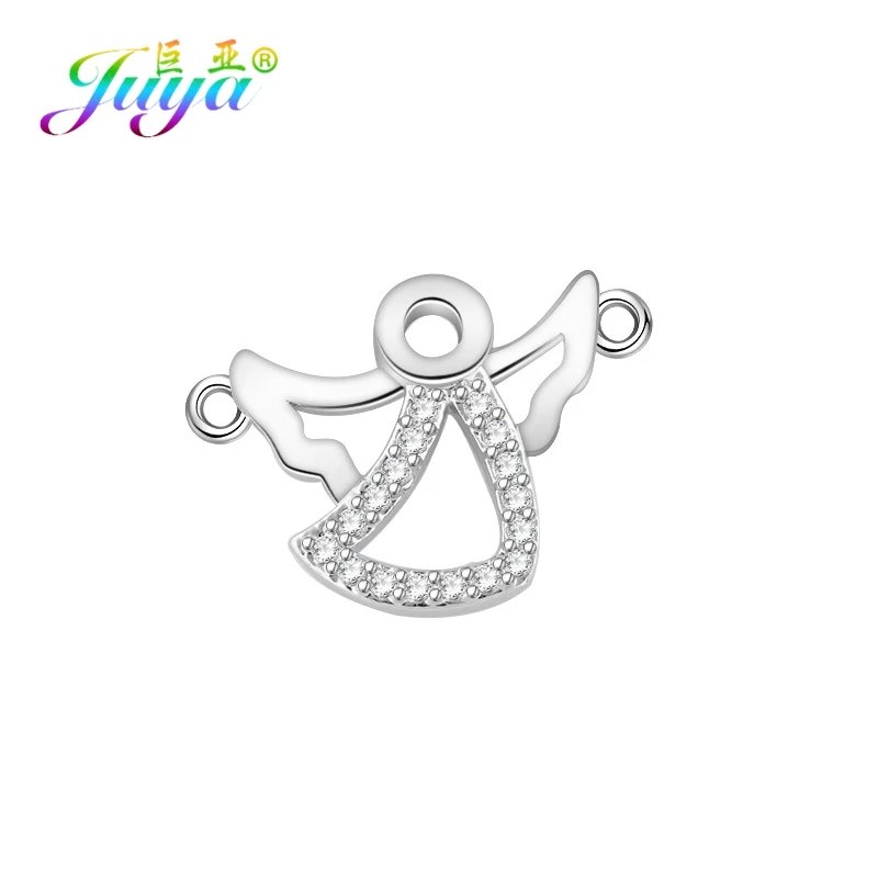 white gold Поставки для ювелирных изделий материал DIY Золото/фигурка из серебра мальчик девочка Шарм соединители аксессуары для модных браслетов изготовление сережек - Цвет: white gold