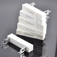 30w cement resistor speaker crossover stage speaker high power high frequency porcelain shell resistor connector 1 ohm 30 ohm