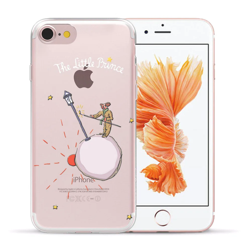 9 Мягкий ТПУ силиконовый чехол с принтом Маленького принца для Apple iPhone 11 Pro Max 5 5S SE 6 6S 7 8 Plus X XS Max XR задняя крышка для телефона - Цвет: 9