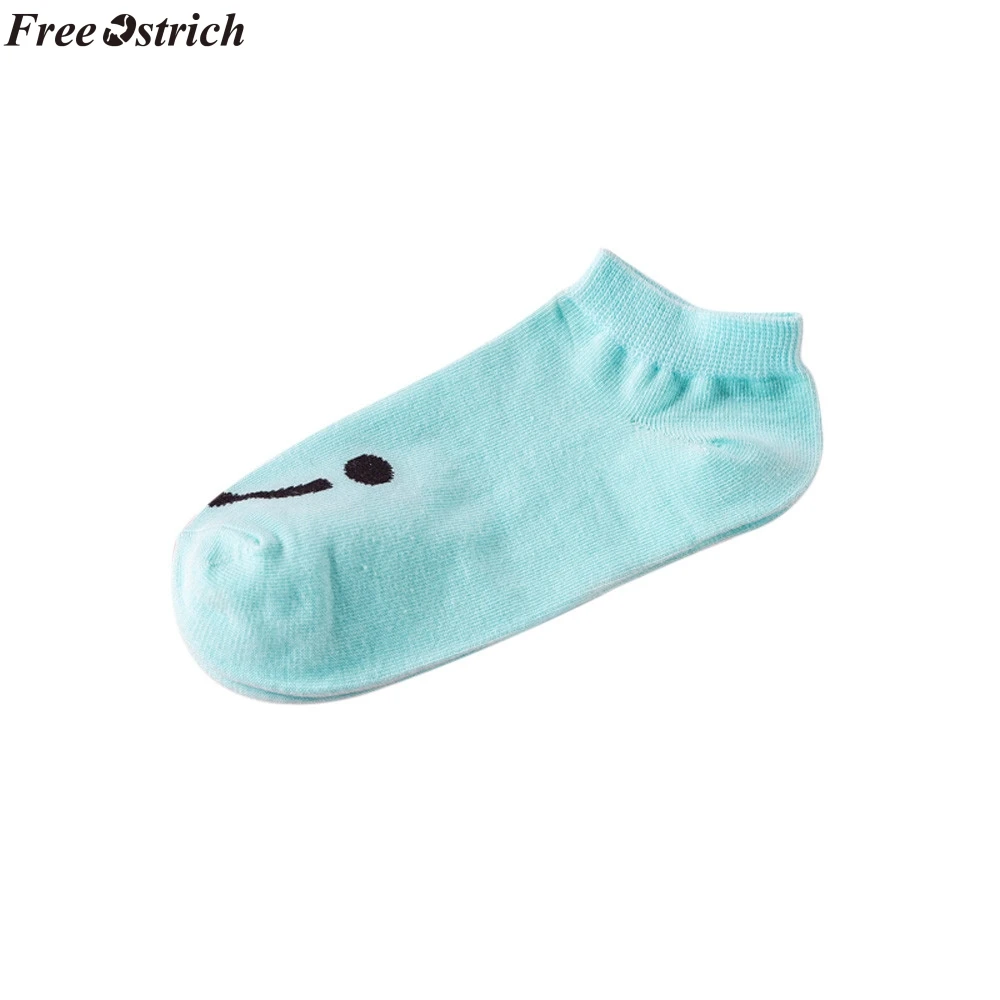 Свободные женские хлопковые носки со смайликом страуса дышащие | Носки -32972451902