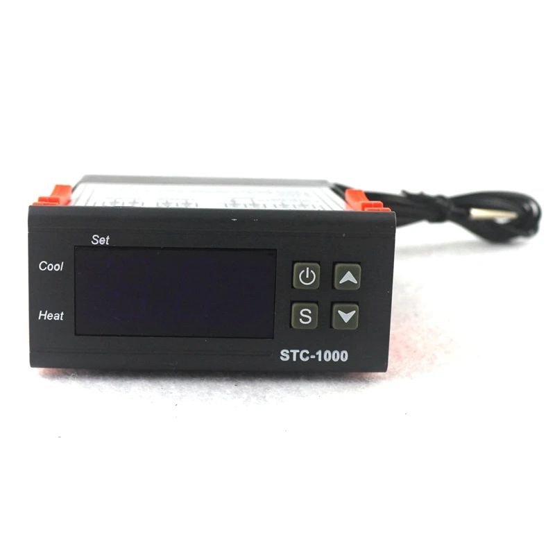 AC DC 12 В/10A два реле Выход цифровой Температура контроллер STC-1000 термостат-50 ~ 99c с 1 м