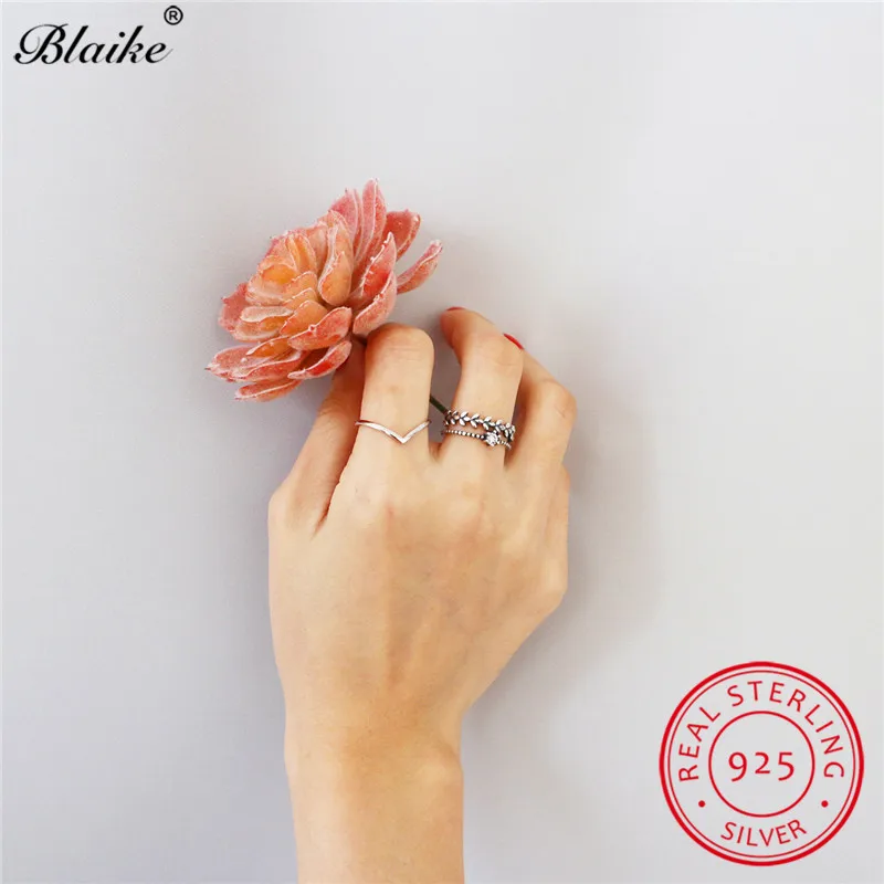 Женское Открытое кольцо в античном стиле обручальное из стерлингового серебра 925