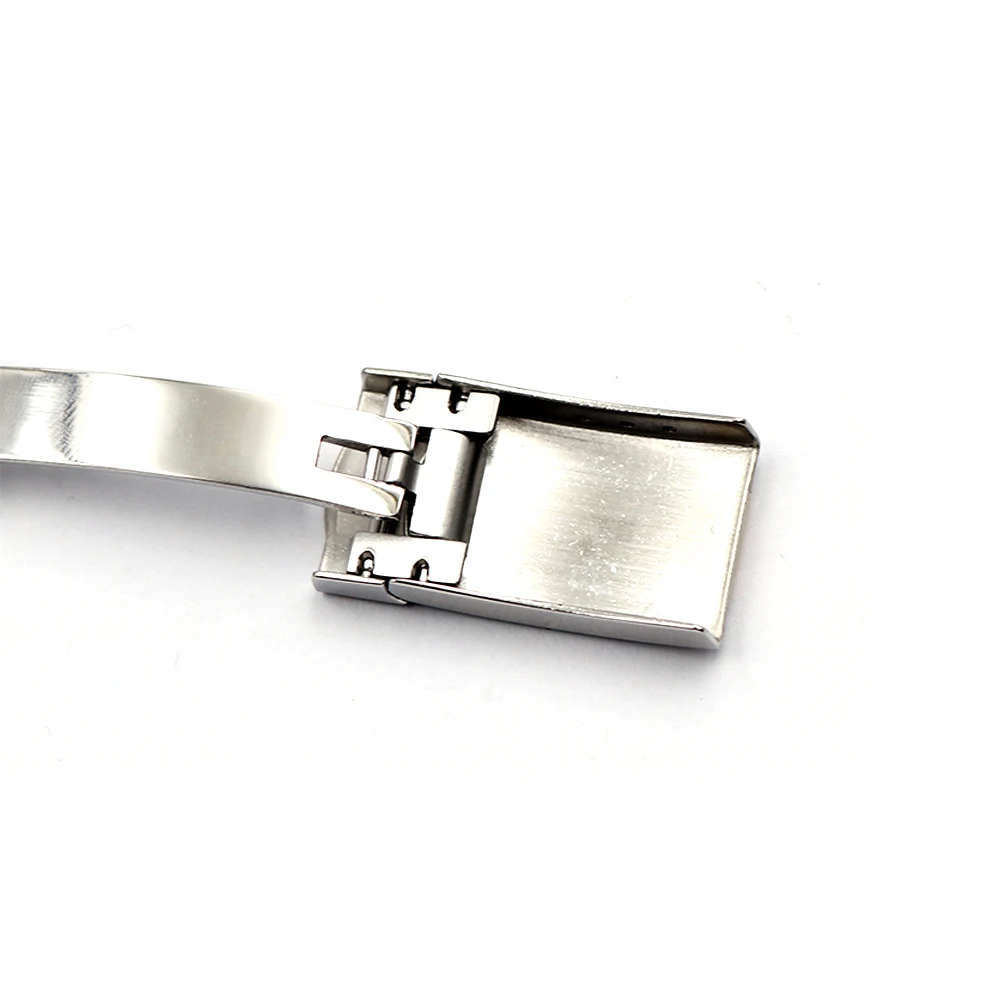 CARLYWET Wholesale 16 x 9mm Stainless Steel Replacement Watch Buckle Clasp For GMT Submariner Bracelet Rubber Leather Band