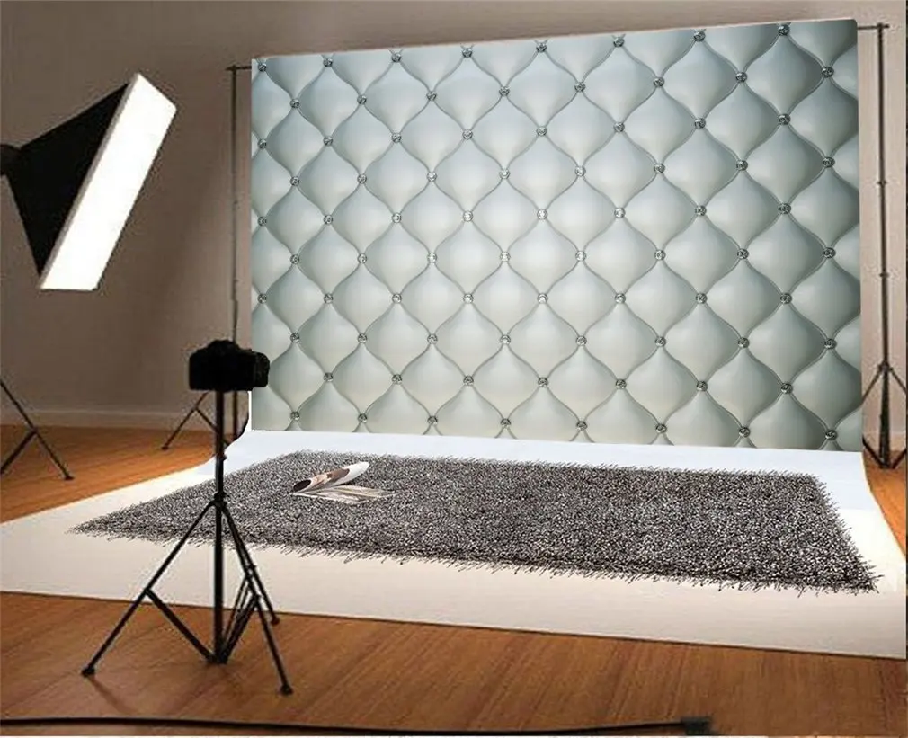 Фон для фотосъемки необычный диван белый изголовье алмаз интерьер обои взрослые