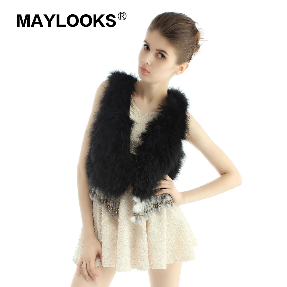 2018 горячая Распродажа модный жилет из натурального меха Турции меховой с