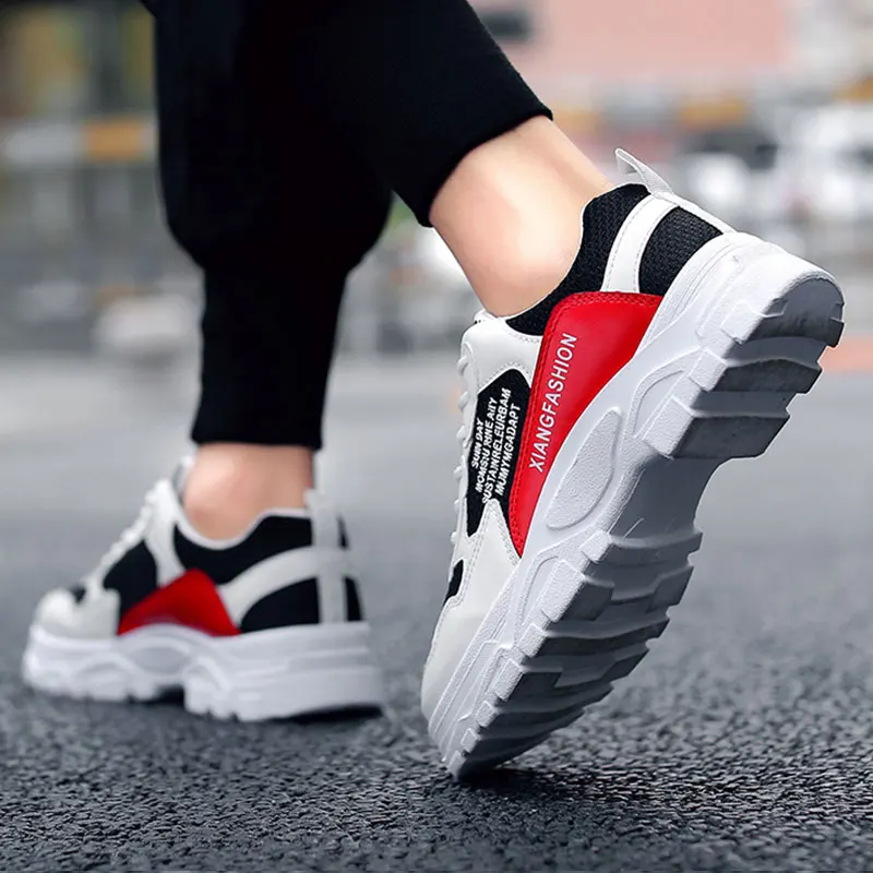 Обувь мужские кроссовки коллекция 2019 года сезон весна-осень из дышащей кожи