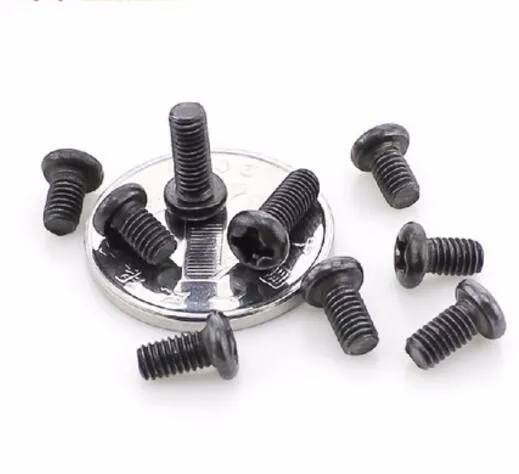 Round head screws carbon steel Cross black M2 M2.5 M3 M4 PM M3*5 M3*6 screw|Винты| |