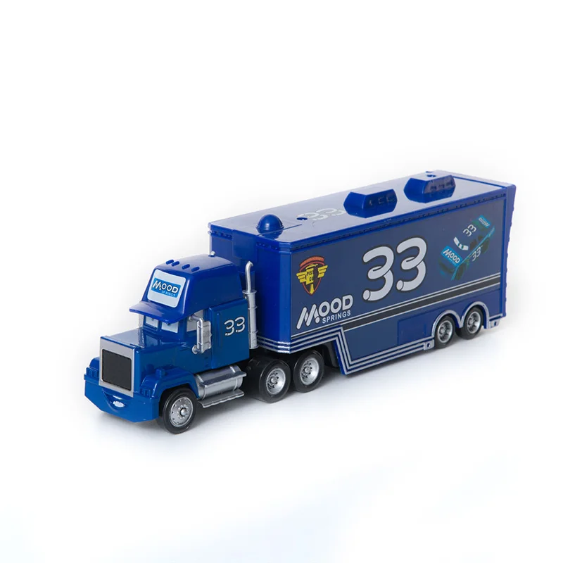 NO. 33 Truck Disney Pixar Cars 2 3 игрушки № 35 грузовик молния McQueen Джексон шторм Рамирез Мак дядюшка 1:55 литой модельный автомобиль игрушка детский подарок - Цвет: NO. 33 Truck