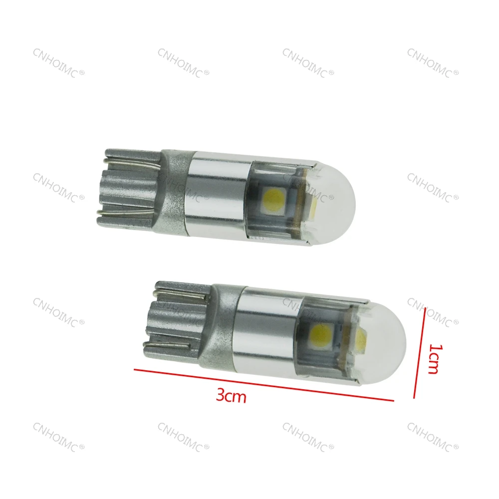 2PCS Car LED Clearance Backup Reverse Lights Styling Signal Lamp Bulb 3030 T10 W5W Low Polarity Universal Multicolor Accessories |