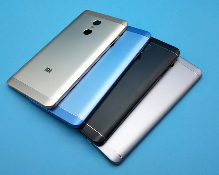 Задняя Корпус крышка чехол для Xiaomi mi Red mi Примечание 4X задняя крышка глобальной спинка Батарея отпечатков пальцев Сенсор+ боковые кнопки+ Камера