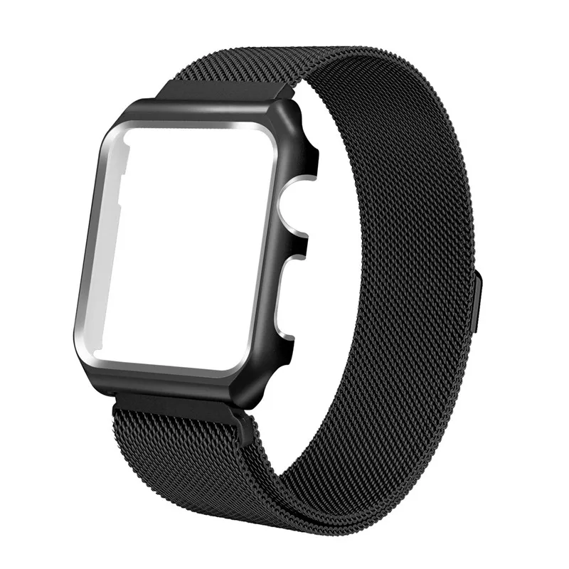 Миланская петля ремешок для Apple Watch 38/42 мм сетка из нержавеющей стали Регулируемый