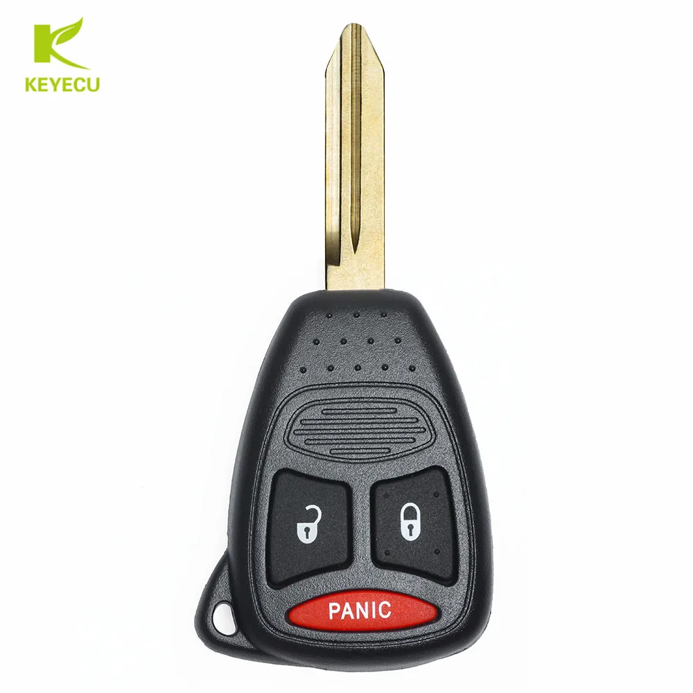 KEYECU новый пульт дистанционного ключа FOB 2 + 1 кнопка для DODGE JEEP Durango Magnum Dakota Зарядное