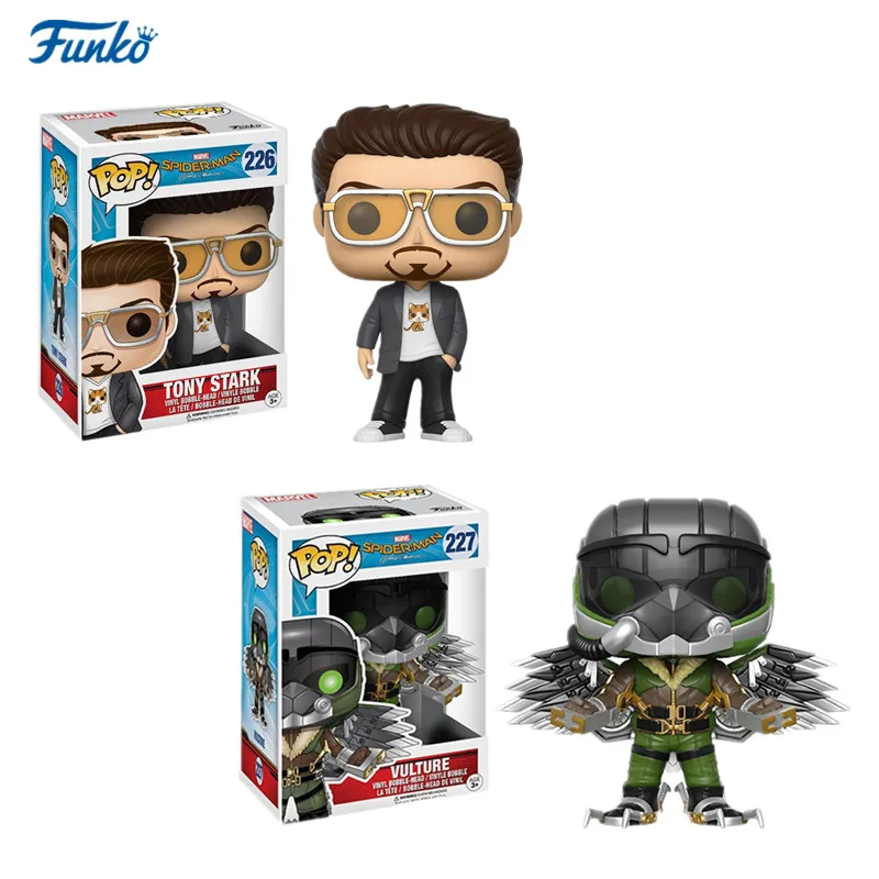 Funko Pop! Marvel: Человек паук: персонаж выпускного вечера #226 фигурка Тони Старка модель