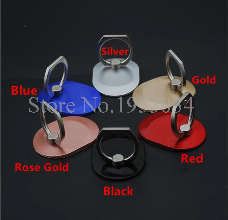 

200pcs/lot Mobile Phone Holder Stand 360 Degree Finger Ring Holder For iPhone X 8 Stand Suitable For Samsung S8 Phone Holder