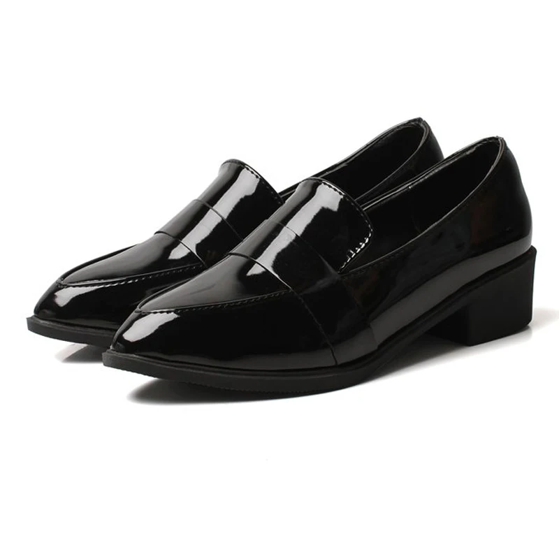 Aleafalling/красивые женские ботинки из искусственной кожи с острым носком модная