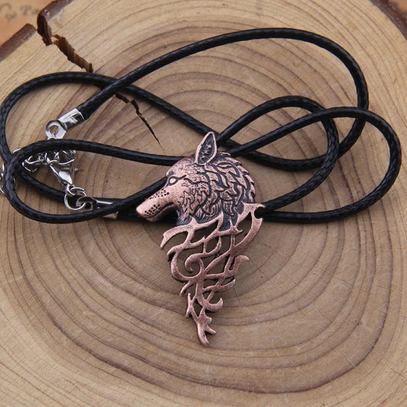 Yage 4 цвета 1 шт Руна Викинг Волк ожерелье в подарок|necklace with|necklace awolf necklace |