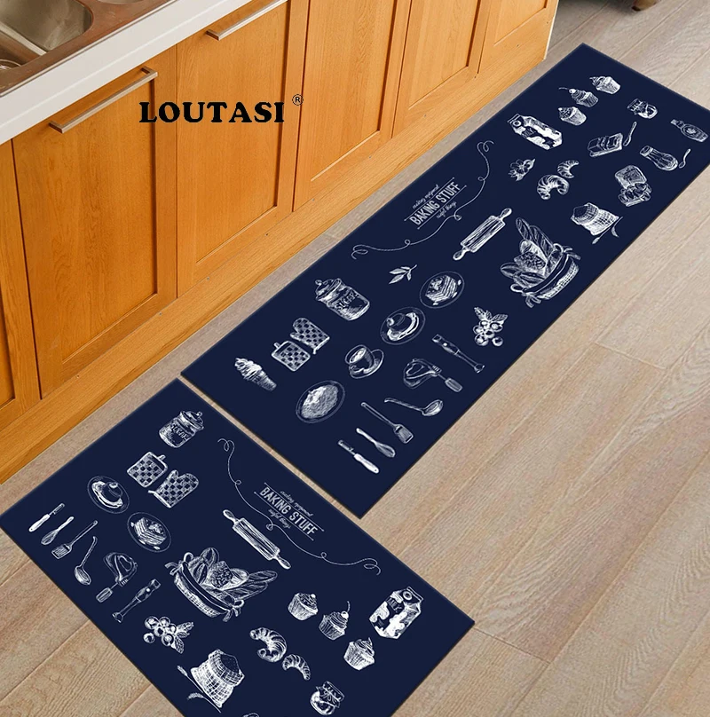 LOUTASI длинный кухонный ковер напольный коврик для гостиной прихожей