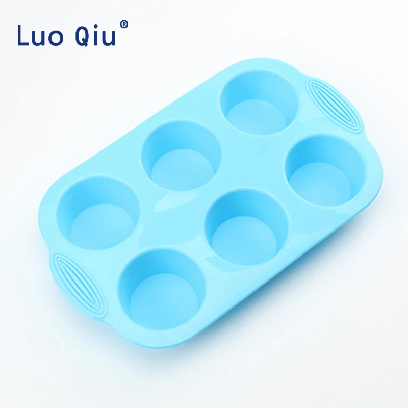 Силиконовая форма 6 отверстий в форме макаруна ручная работа для мыла сделай сам