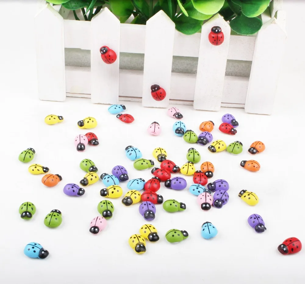 Наклейка на холодильник с божьей коровкой в мультяшном стиле 13 Х9 мм 100 шт./лот XP0225