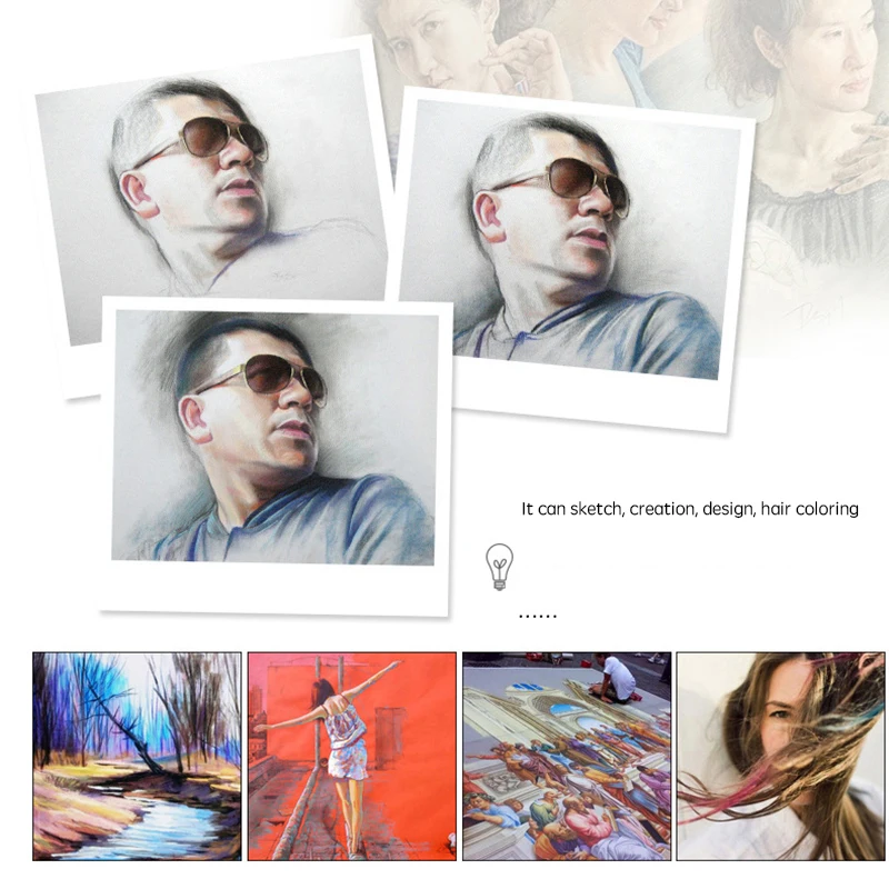 

12/24/36/48 Colors Set Solid Watercolor Color Paint Box Watercolor Colored Chalk Painting Supplies Portable Paint Pigment Set