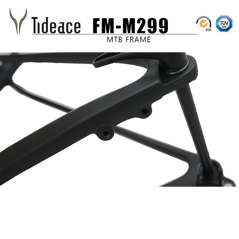 Легкий вес 960g thru axle 148x12 boost MTB карбоновая рама 29er Plus рамы для горного велосипеда 29