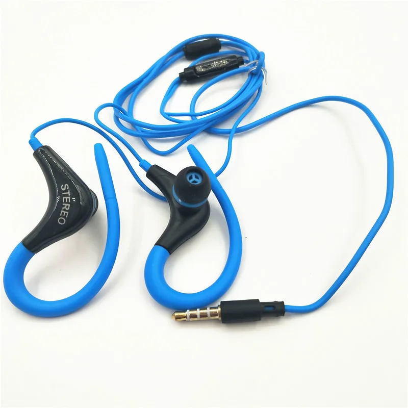 No Bluetooth Беспроводные наушники с Ушными крючками V4.1, Bluetooth наушники, стерео Бас-гарнитура, спортивные музыкальные наушники fone de ouvido для Xiaomi Iphone 6/6 S/7 - Цвет: No Bluetooth