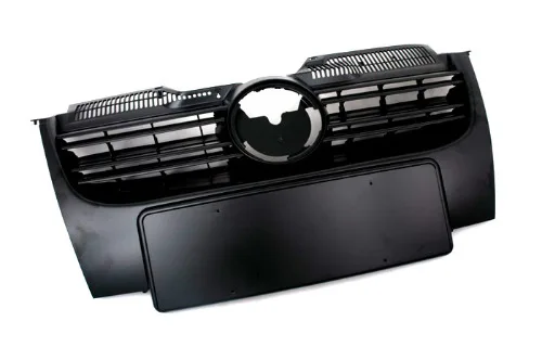 Матовая Черная передняя Центральная решетка для VW Volkswagen Jetta MK5|grille black|black grillmatte black