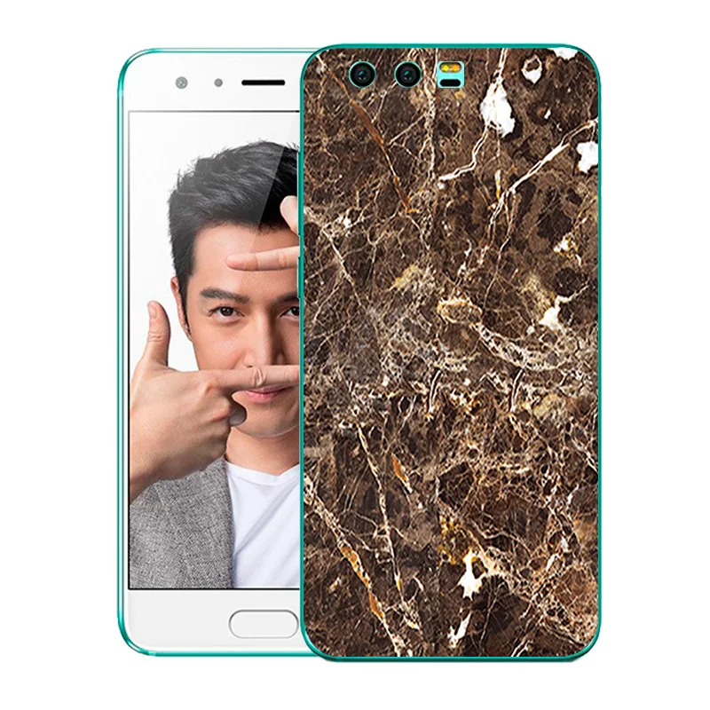 Силиконовый чехол для Huawei Honor 9 с мраморным принтом чехлы Premium Capa мягкие из ТПУ