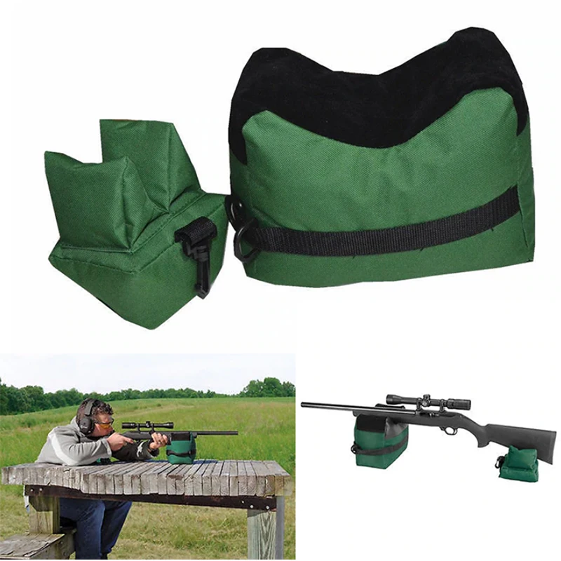 Outdoor Tactical Portable Shooting Rear Gun Rest Bag Front &amp Rifle Target Army Bench Unfilled Stand Hunting Accessories |