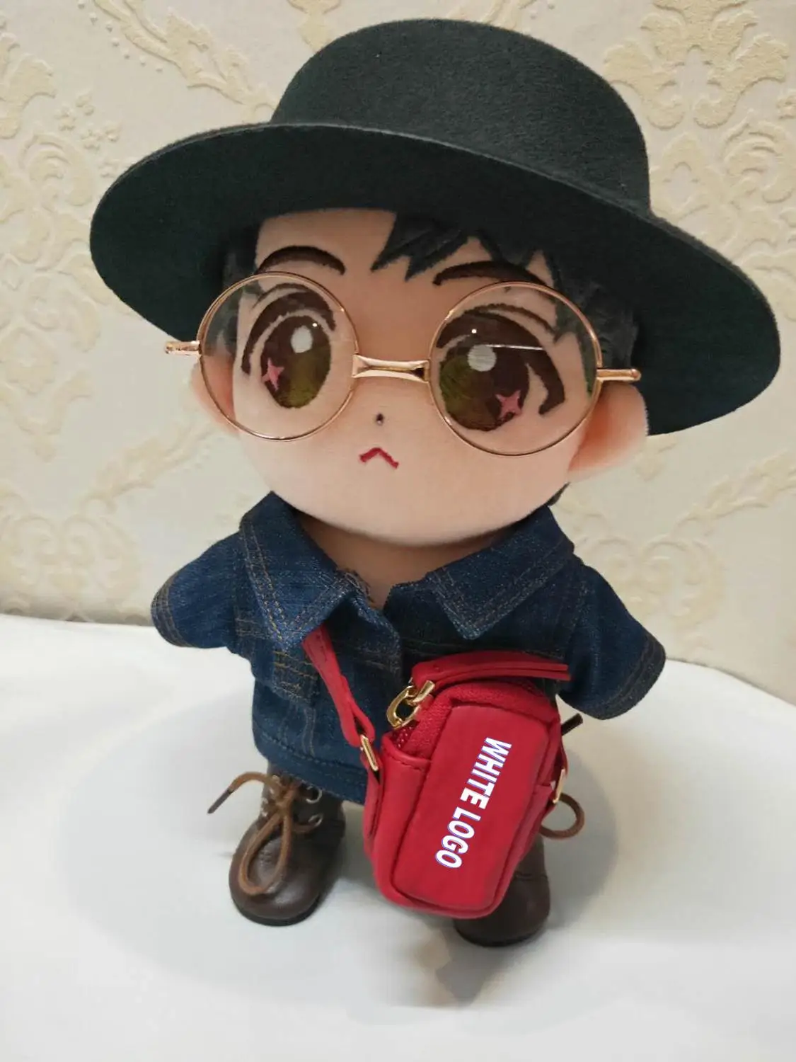 

15-20cm got7 20-25-30cm exo 1/6 1/4 bjd doll messenger bag shoulder bag stuffed plush doll usage